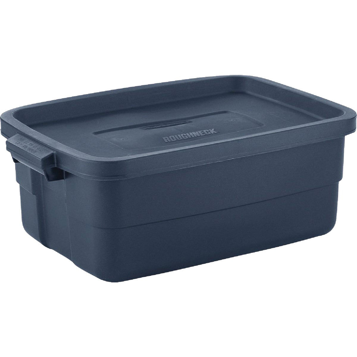 Rubbermaid Roughneck 10 Gal. Dark Indigo Metallic Tote and Lid