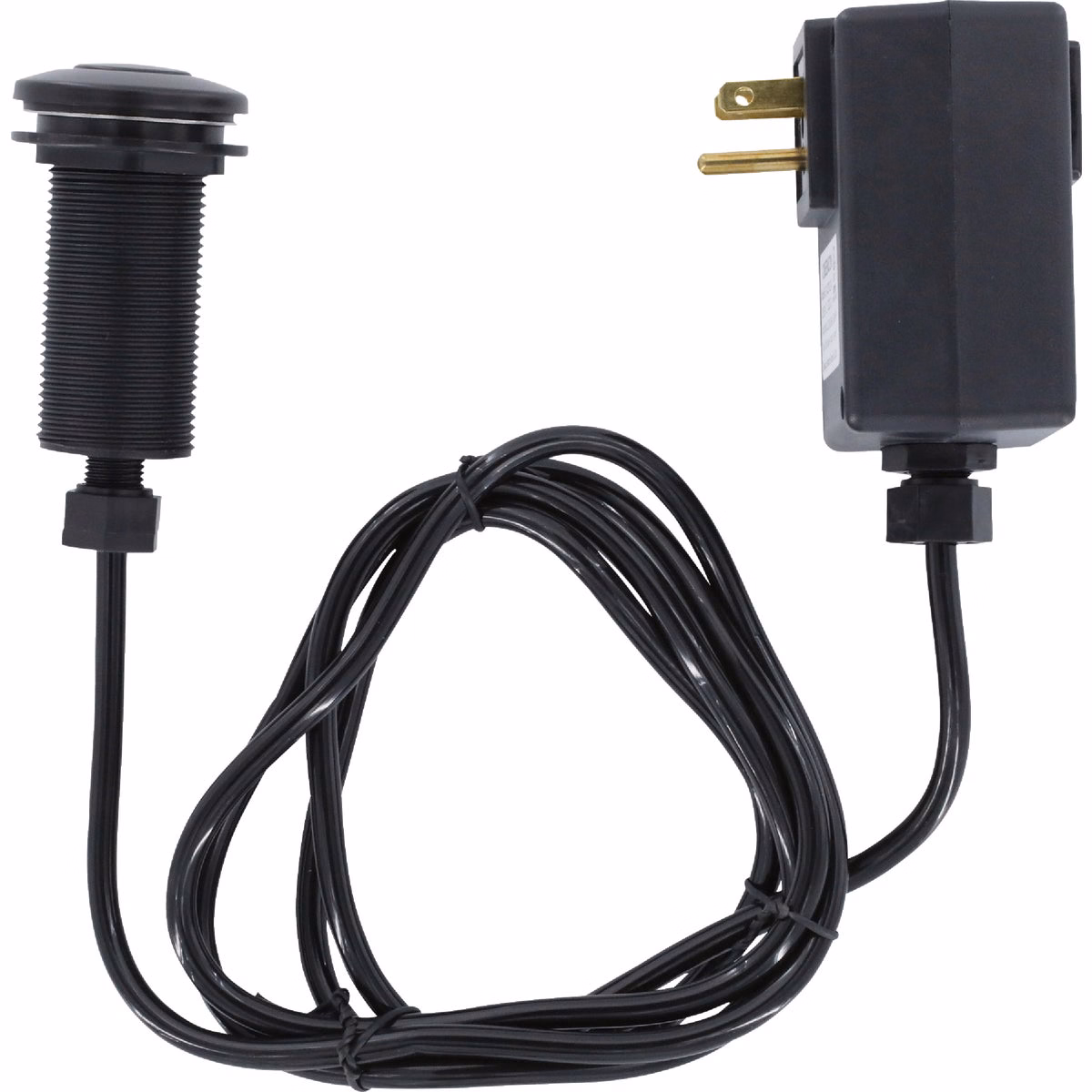 Danco Top Mount Air Switch for Garbage Disposals with Matte Black Button