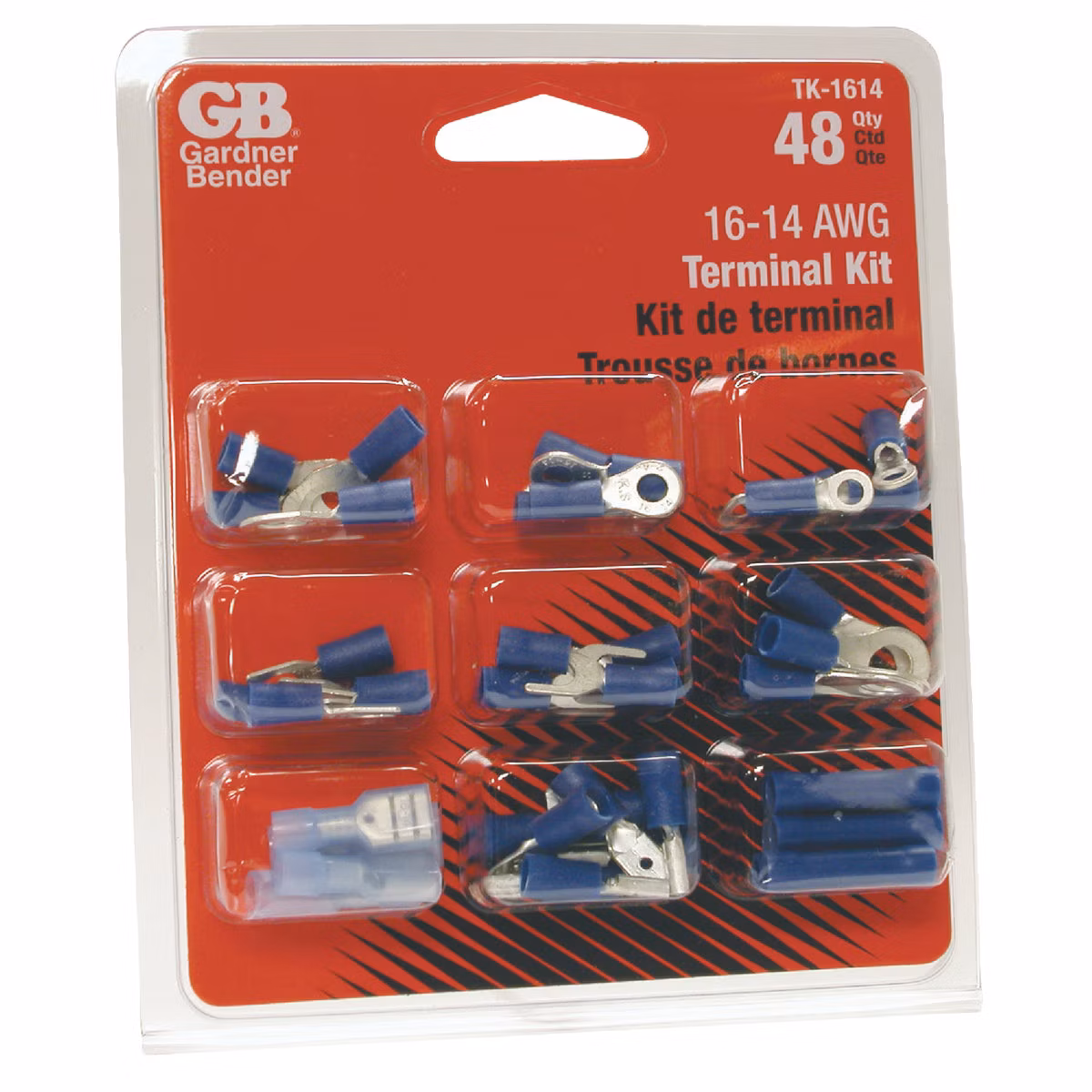Gardner Bender 14 to 16 AWG 48 Pieces Wire Terminal Kit