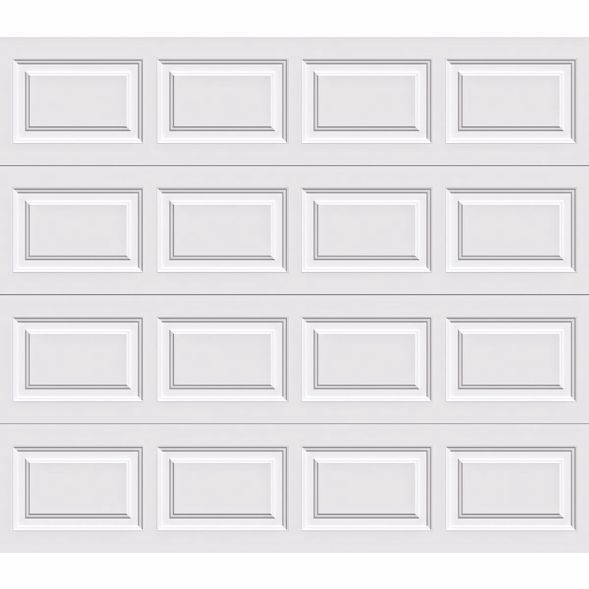 Holmes Gold Series 9 Ft. W x 7 Ft. H White Insulated Steel Garage Door with EZ-Set Torsion Spring