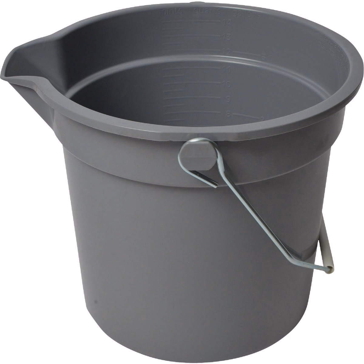 Janico 14 Qt. Gray Pail