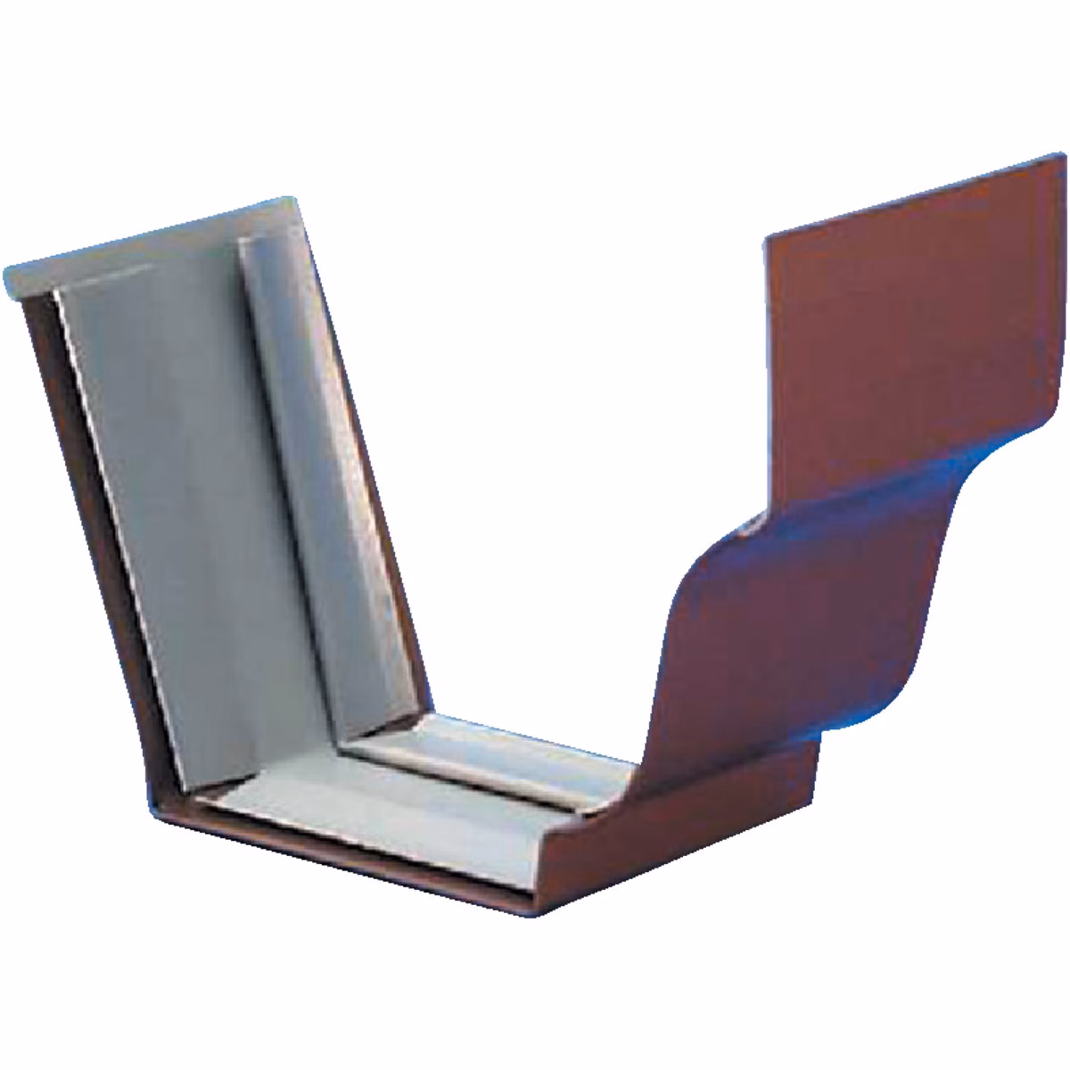 Amerimax 5 In. Galvanized Brown Slip-Joint Gutter Connector