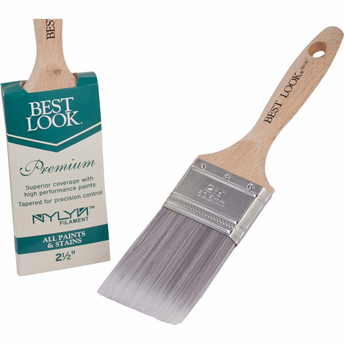 Best Look Premium 2.5 In. Flat Nylyn Paint Brush
