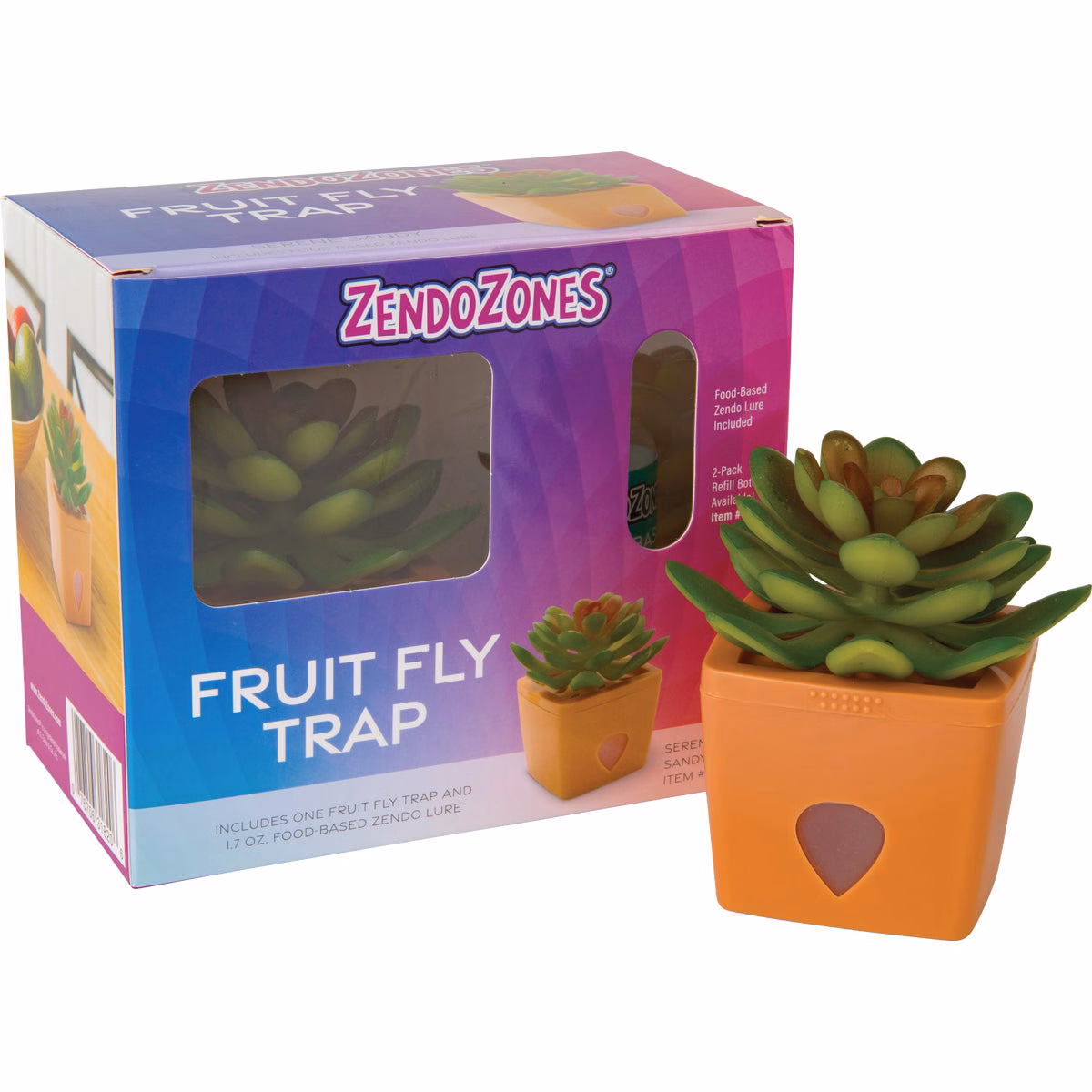 ZendoZones Serene Sandy Fruit Fly Trap