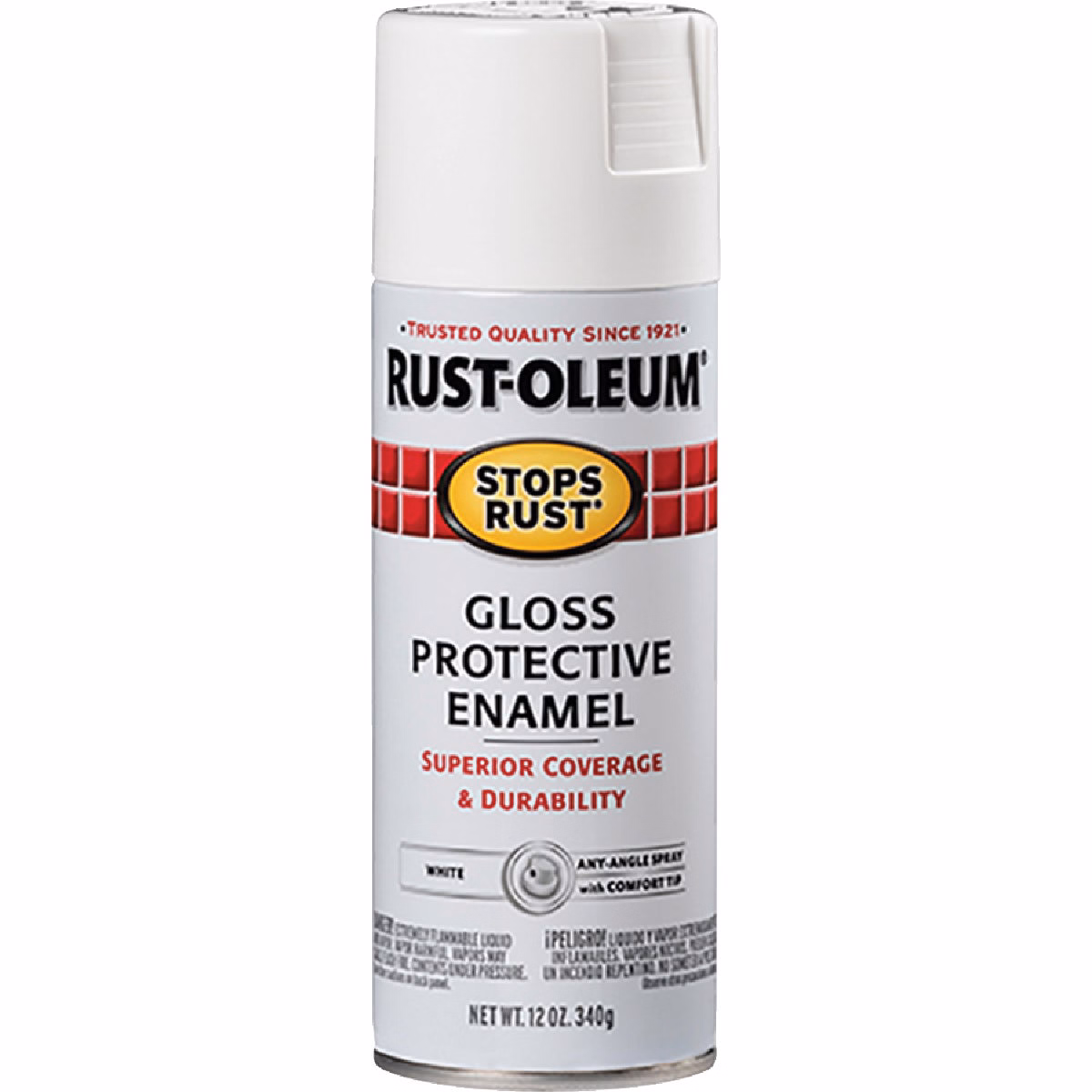 Rust-Oleum Stops Rust Gloss White 12 Oz. Anti-Rust Spray Paint