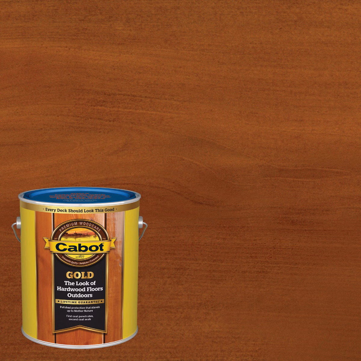 Cabot Gold Low VOC Exterior Stain, 19471 Sunlit Walnut, 1 Gal.
