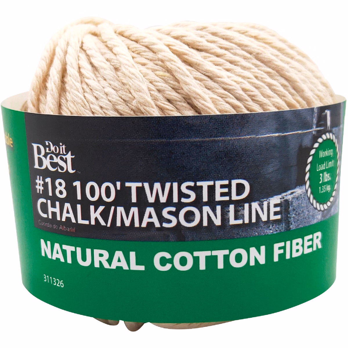 Do it Best 100 Ft. Twisted Cotton Chalk Line