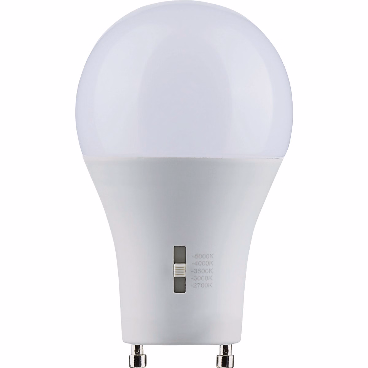 Satco 75W Equivalent 5CCT-Selectable A19 GU24 Base Dimmable Traditional LED Light Bulb