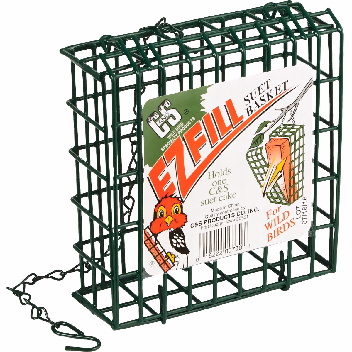 C&S EZ Fill 8 Oz. Single Suet Basket