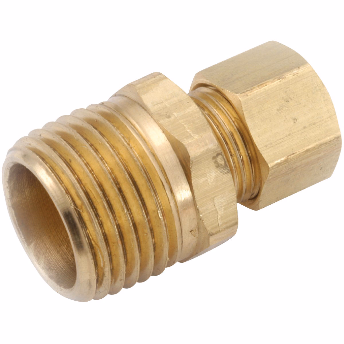 Anderson Metals 5/16 In. x 1/4 In. Brass Male Union Compression Adapter