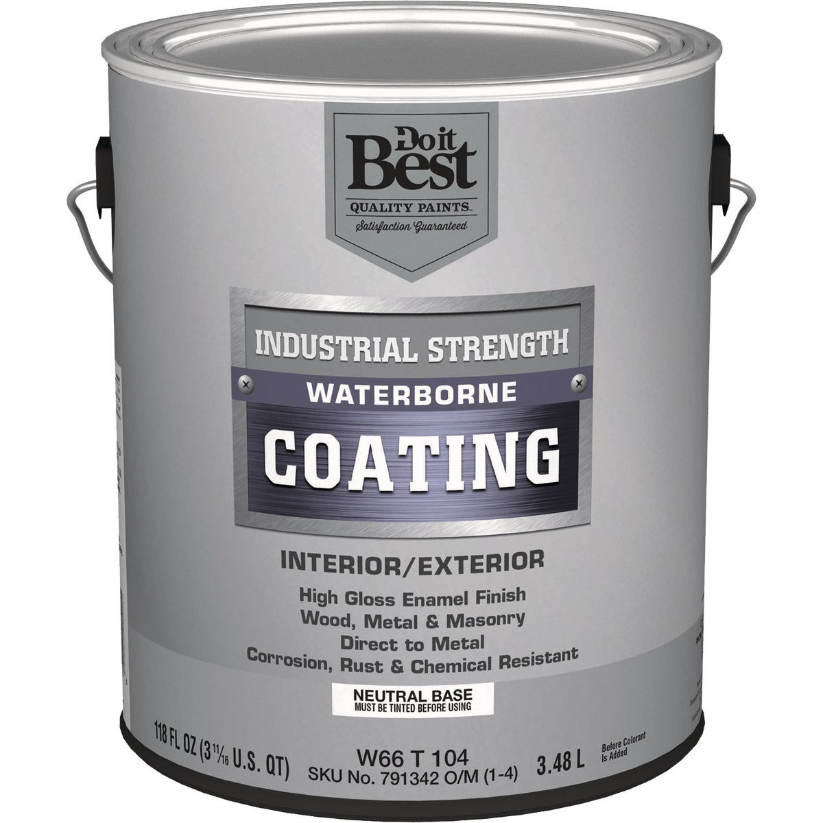 Do it Best Neutral Base Waterborne Industrial Enamel, 1 Gal.