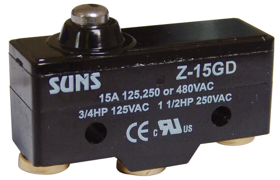 SUNS International Z-15GD Plunger 15A Micro Switch