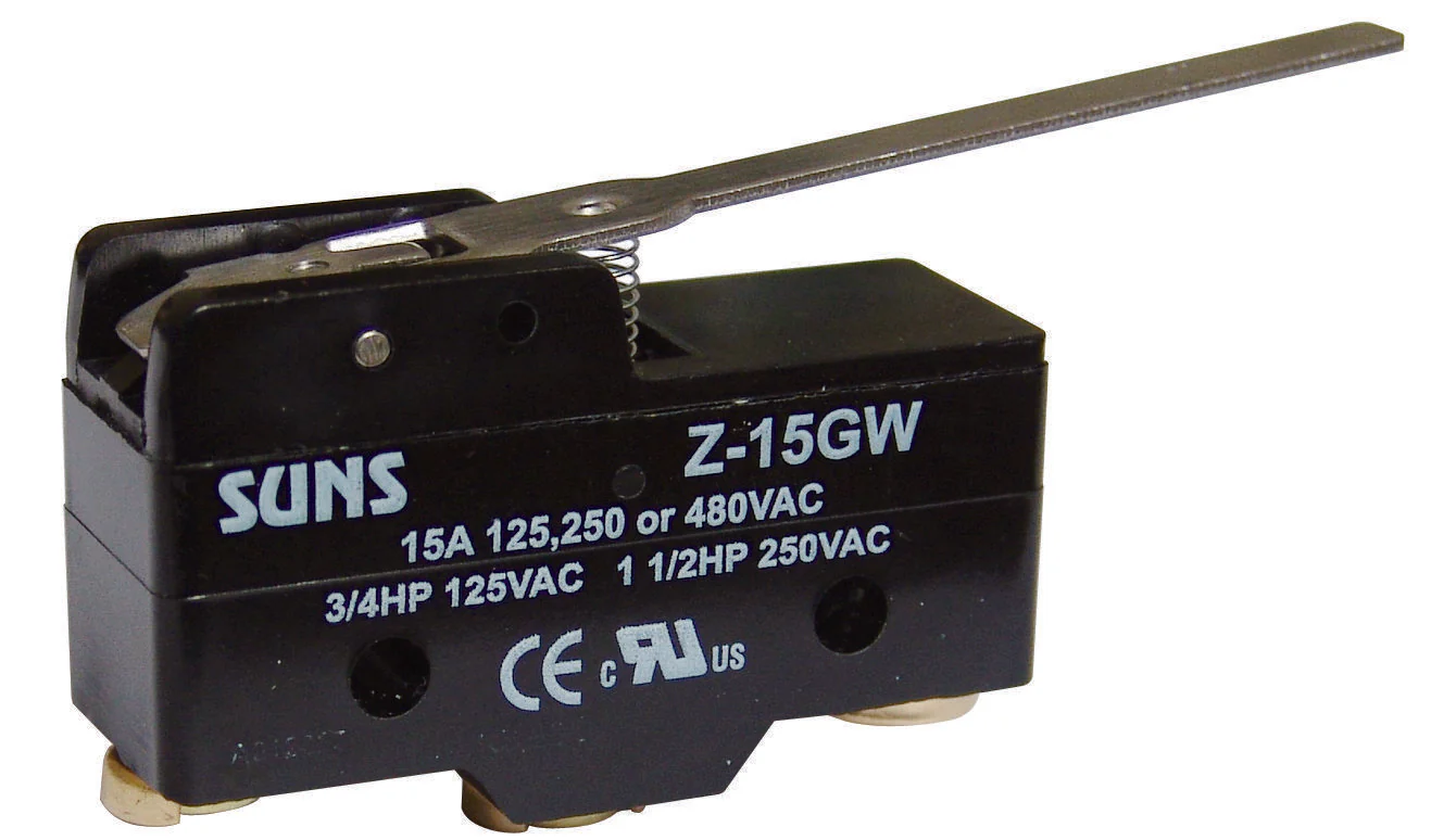 SUNS International Z-15GW-55(US) Extended Lever 15A Sealed Micro Switch