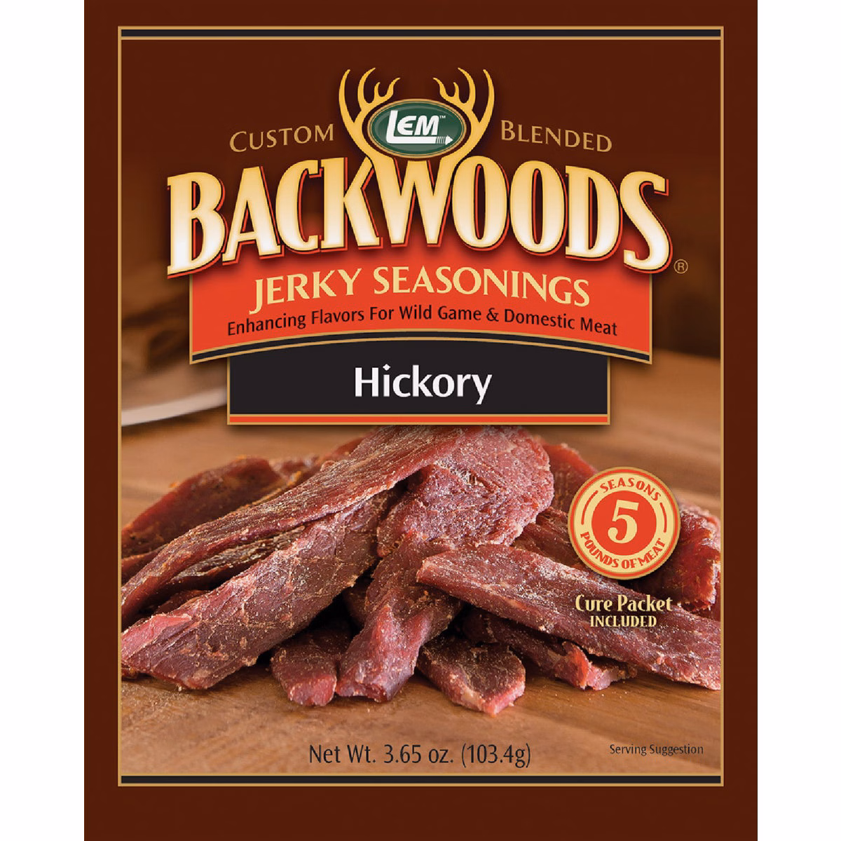 LEM Backwoods 3.65 Oz. Hickory Jerky Seasoning