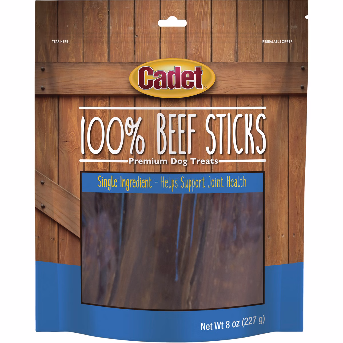 Cadet 100% Real Beef Strips for Medium Size Dogs, 8 Oz.