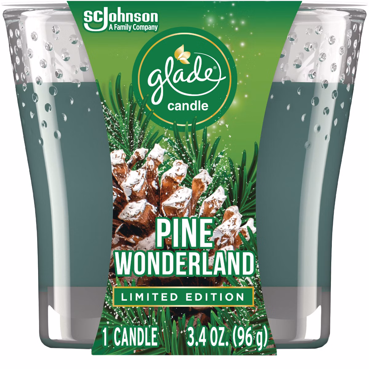 Glade 3.4 Oz. Pine Wonderland Candle