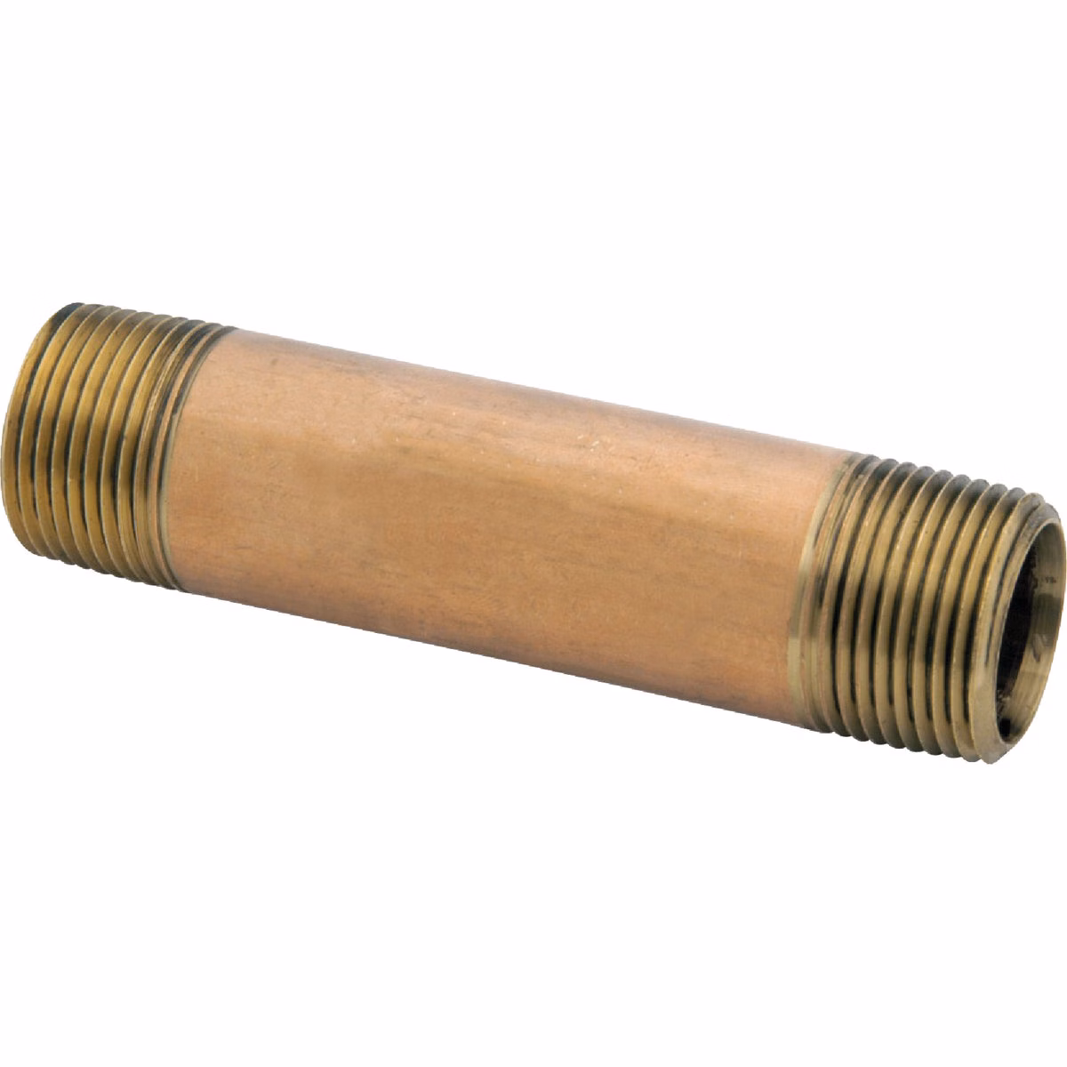Anderson Metals 1/8 In. x 3 In. Red Brass Nipple
