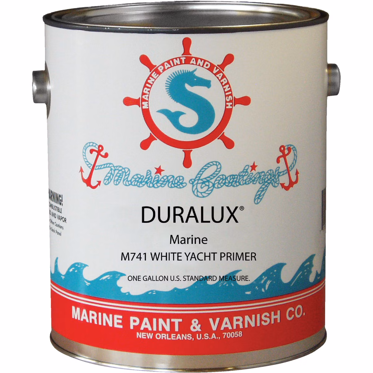DURALUX Flat Marine Primer, White, 1 Gal.