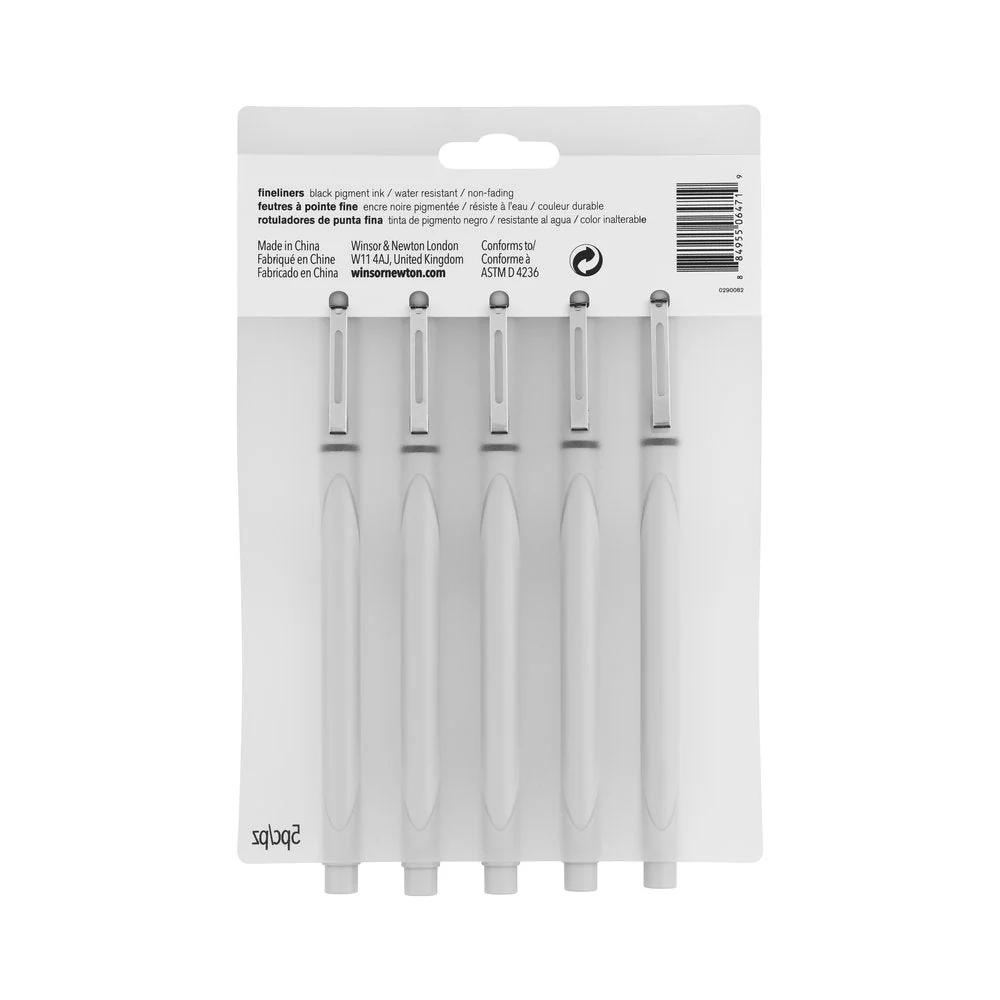 Black Fineliner Set 0.3×5