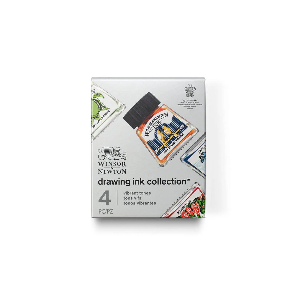 Drawing Ink Collection – Set of 4 (Vibrant Tones)