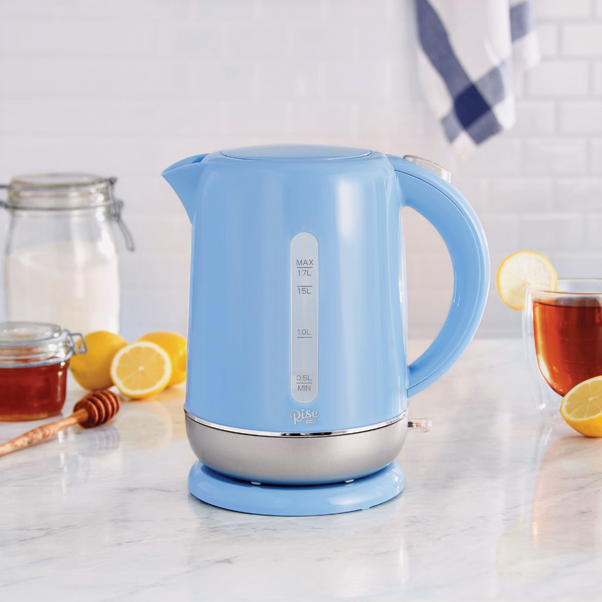 Rise By Dash 1.7 Ltr. Blue Sky Electric Kettle