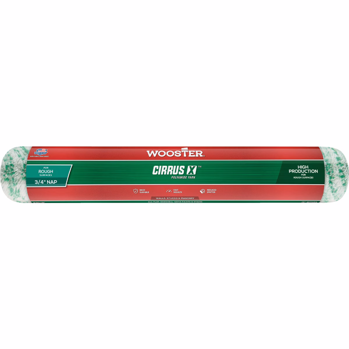 Wooster Cirrus 18 In. x 3/4 In. Woven Fabric Roller Cover