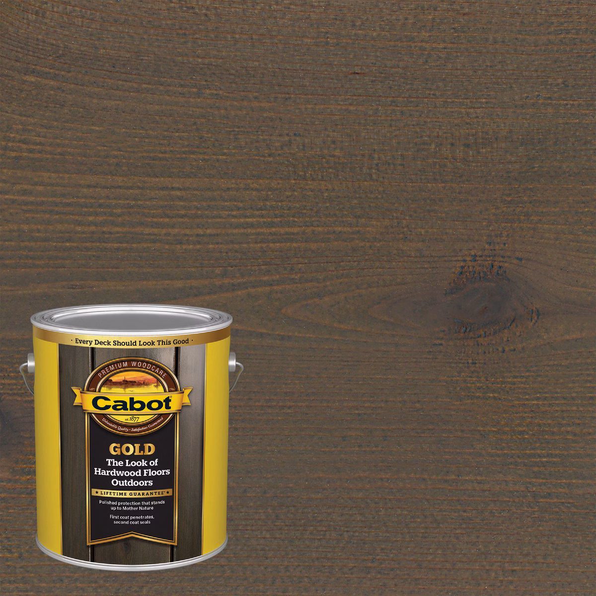 Cabot Gold Exterior Stain, 3474 Starlit Gray, 1 Gal.