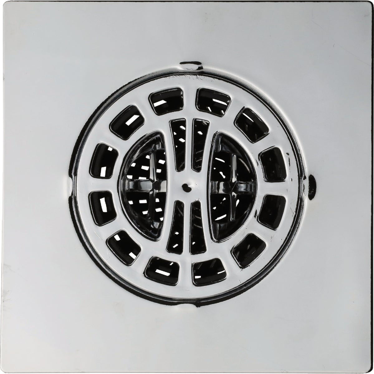 Danco Chrome Square Hair Catcher For Shower Drain