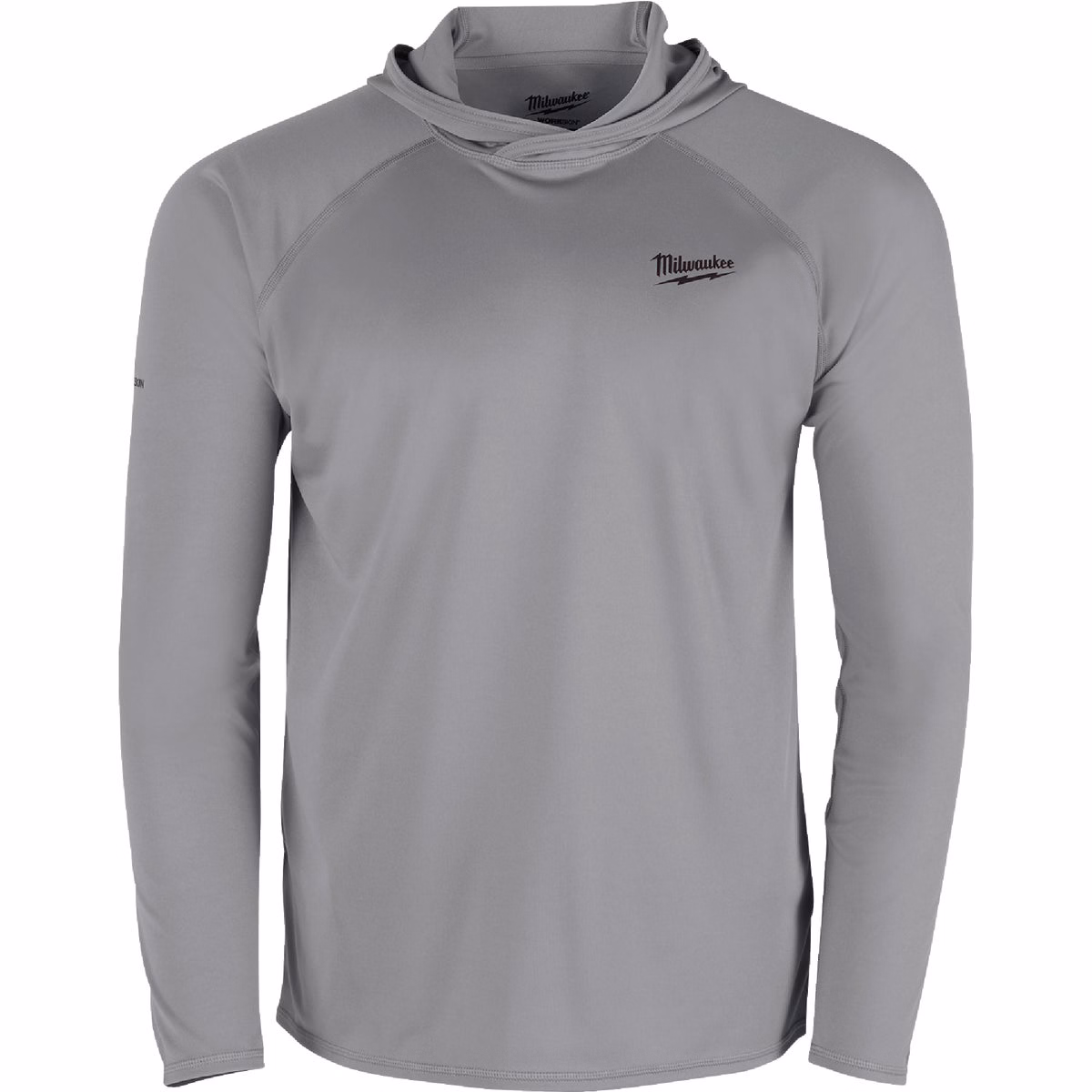 Milwaukee Workskin Large Gray Hooded Men's Sun Shirt