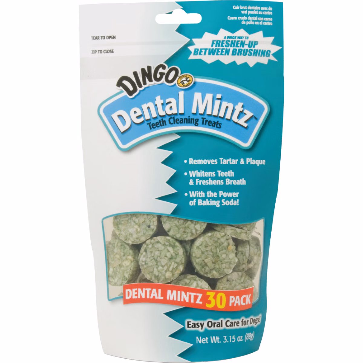Dingo Dental Mintz Mint Flavor Dental Dog Treat (30-Pack)