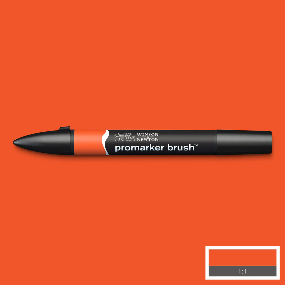 Promarker Brush – Bright Orange