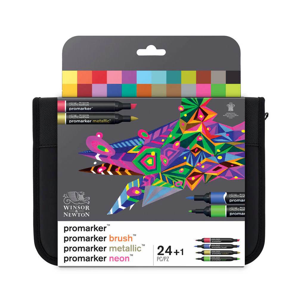 Mixed Marker Set – 24 Wallet