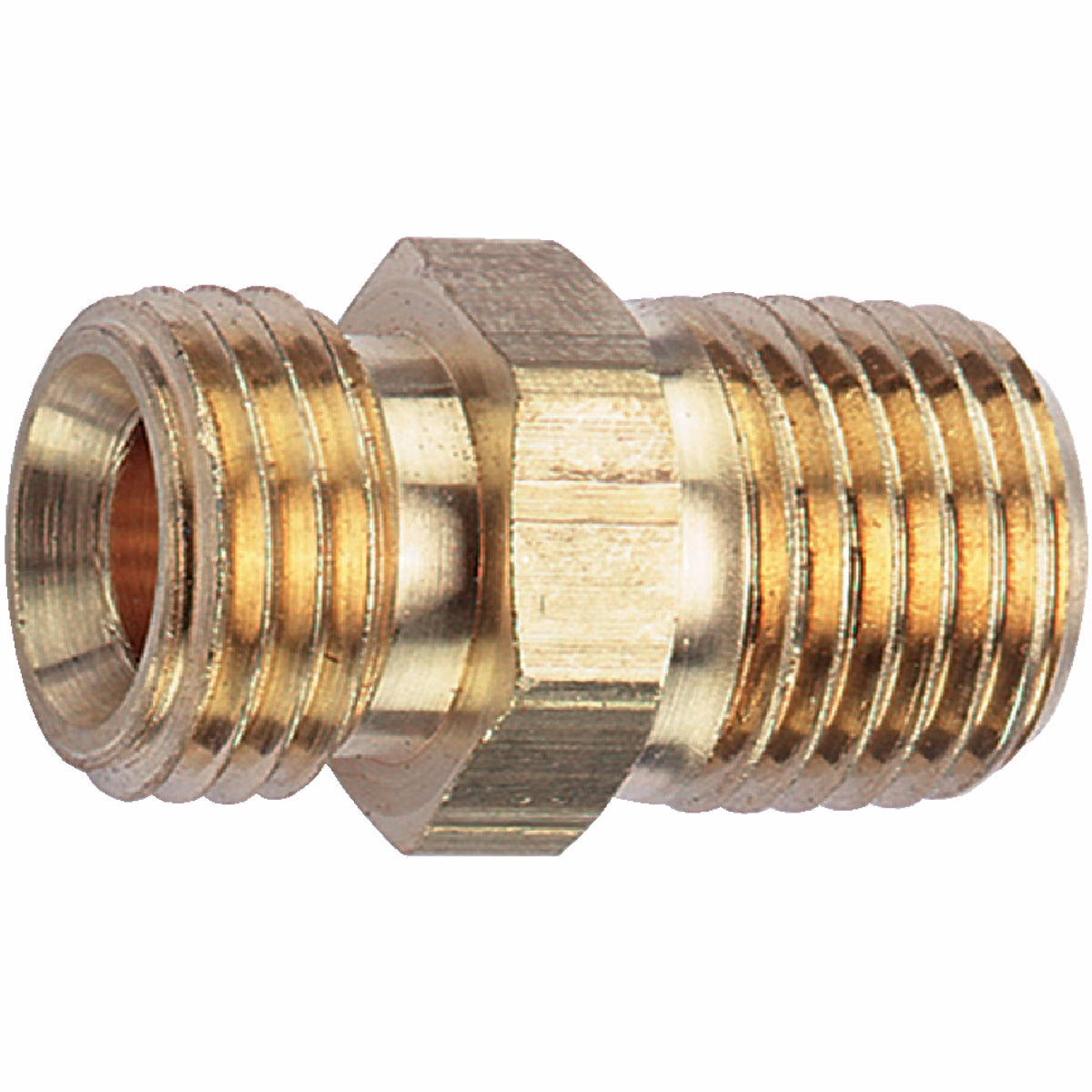 Tru-Flate 1/4 In. MNPT x 1/4 In. MNPS Brass Ball End Adapter