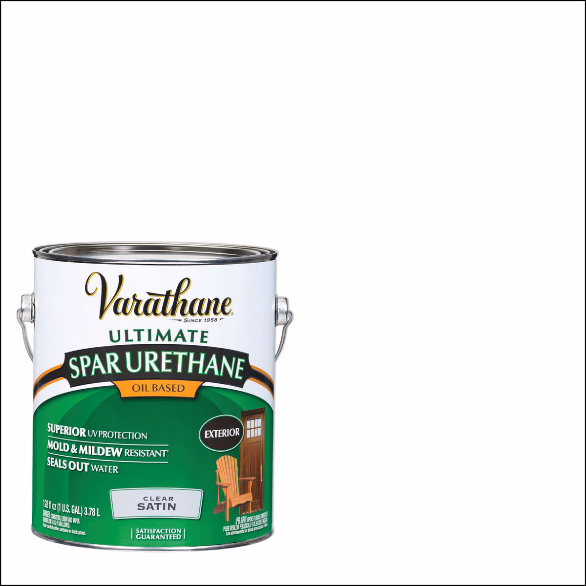 Varathane Satin Clear Exterior Spar Urethane, 1 Gal.