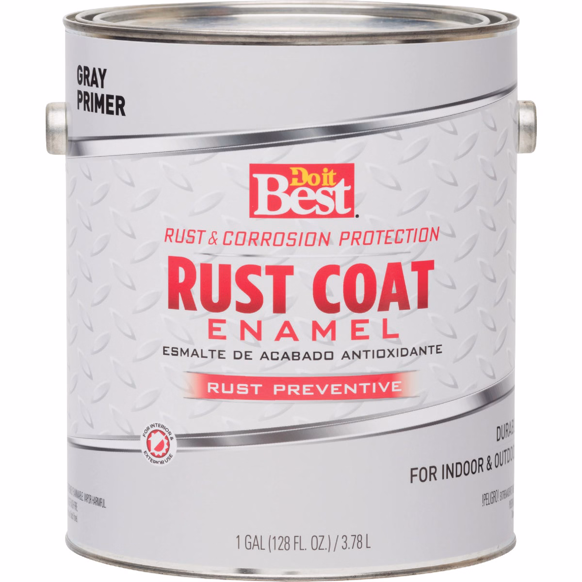 Do it Best Rust Coat Enamel Primer, Gray, 1 Gal.