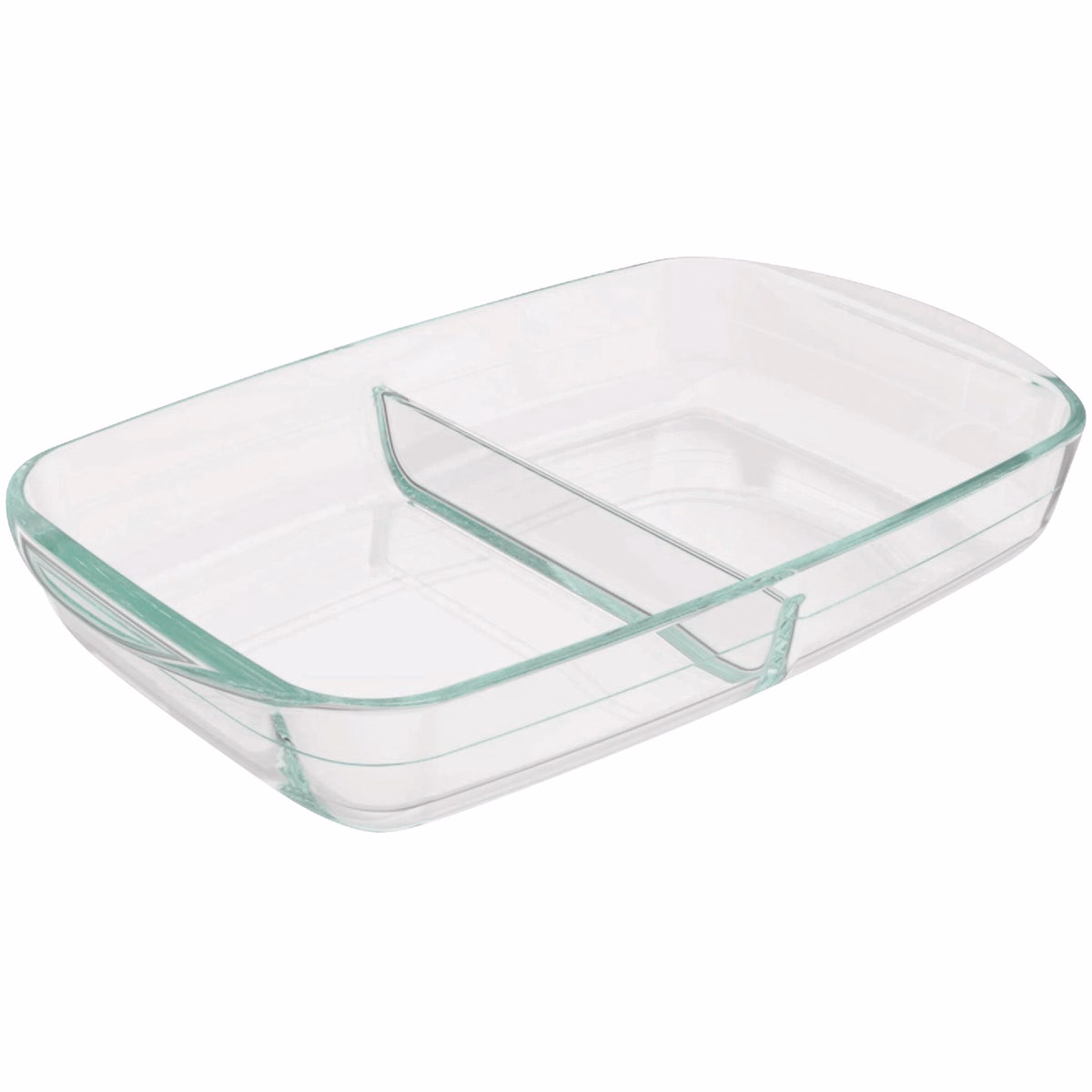 Pyrex 8 In. x 12 In. Divided Glass Bakeware