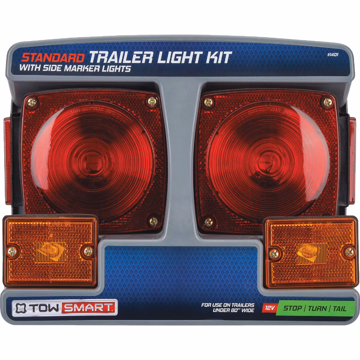 TowSmart Standard Trailer Light Kit with Side Marker Lights