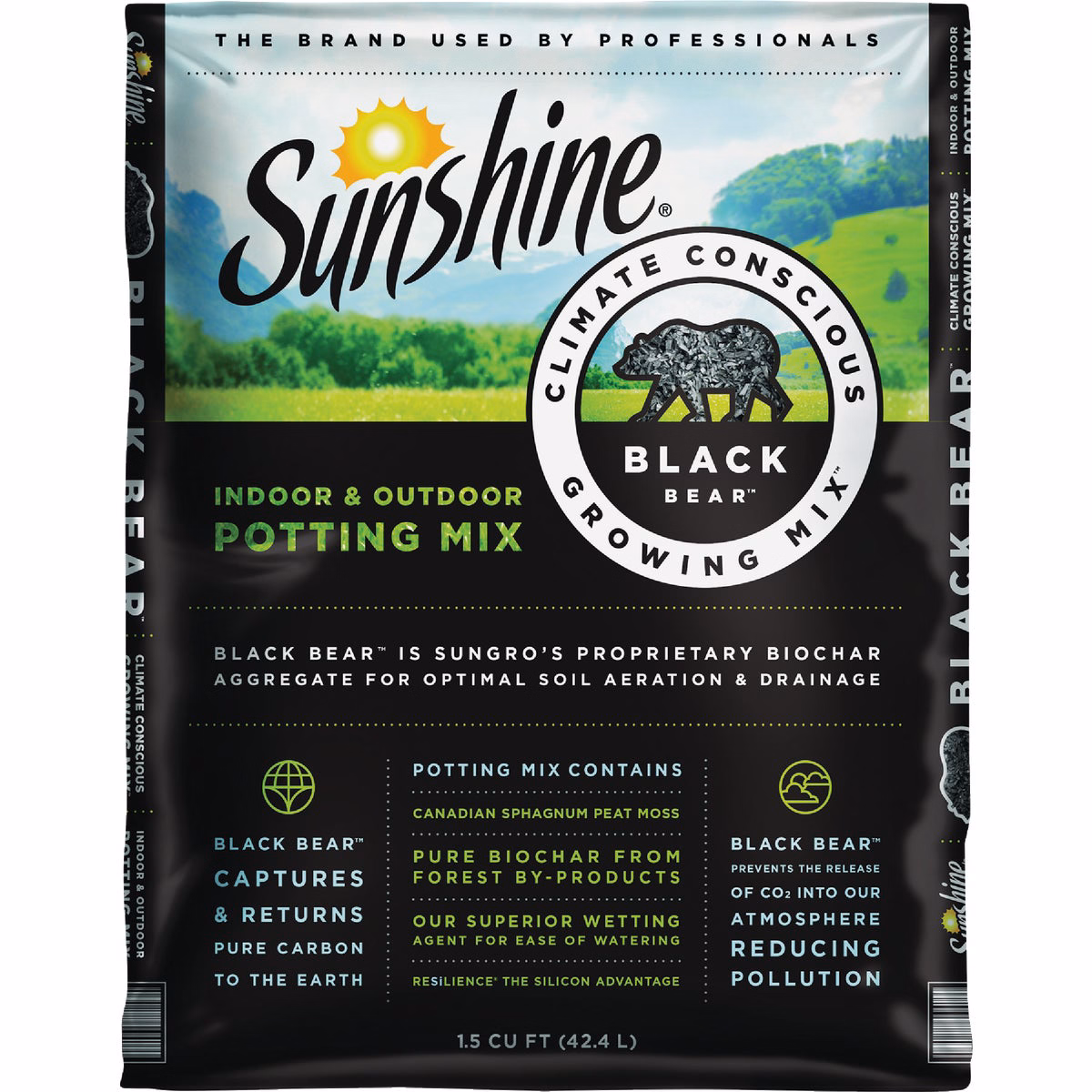 Sunshine Black Bear 1.5 Cu. Ft. Indoor & Outdoor Potting Mix