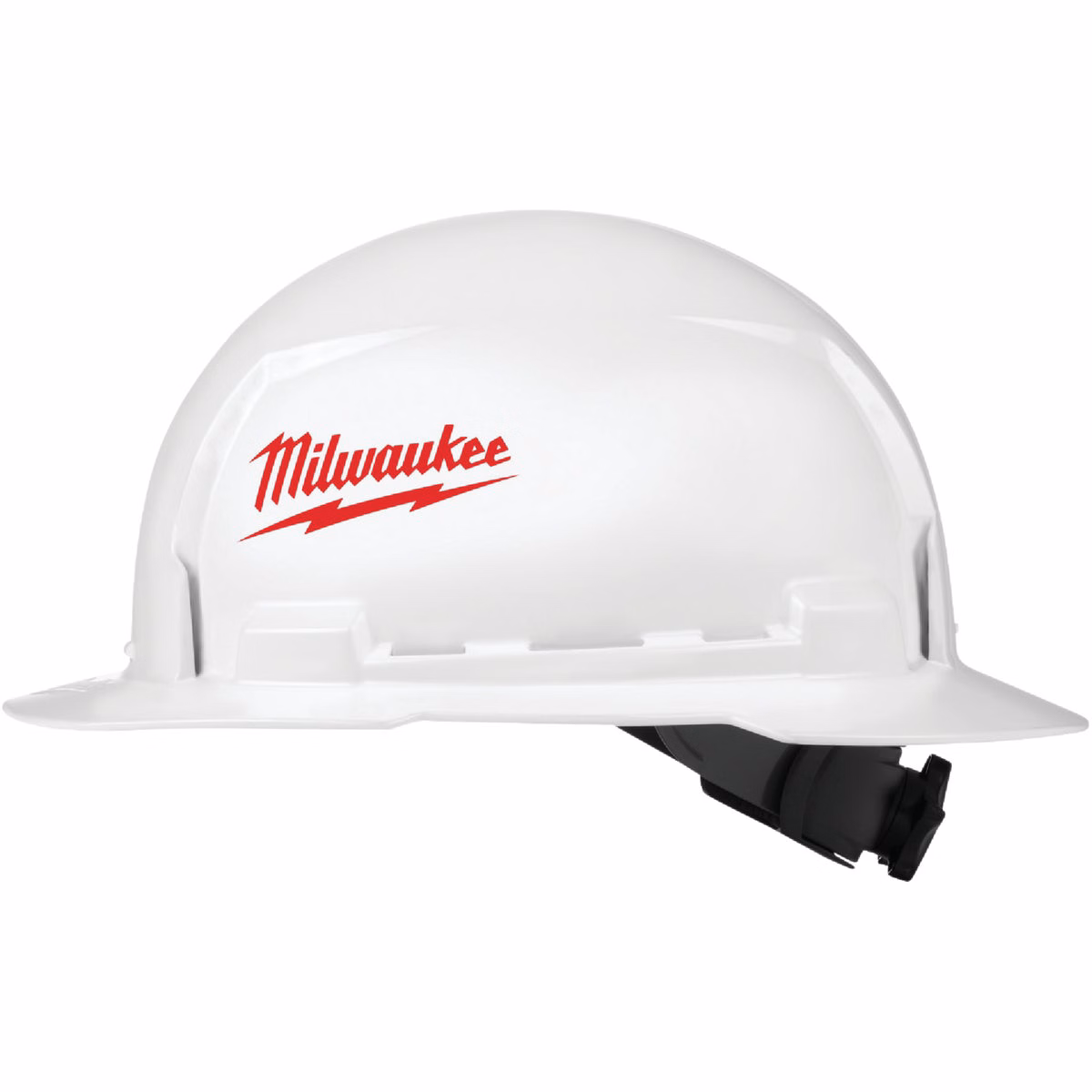 Milwaukee White Full Brim Ratcheting Type 1 Class E Hard Hat