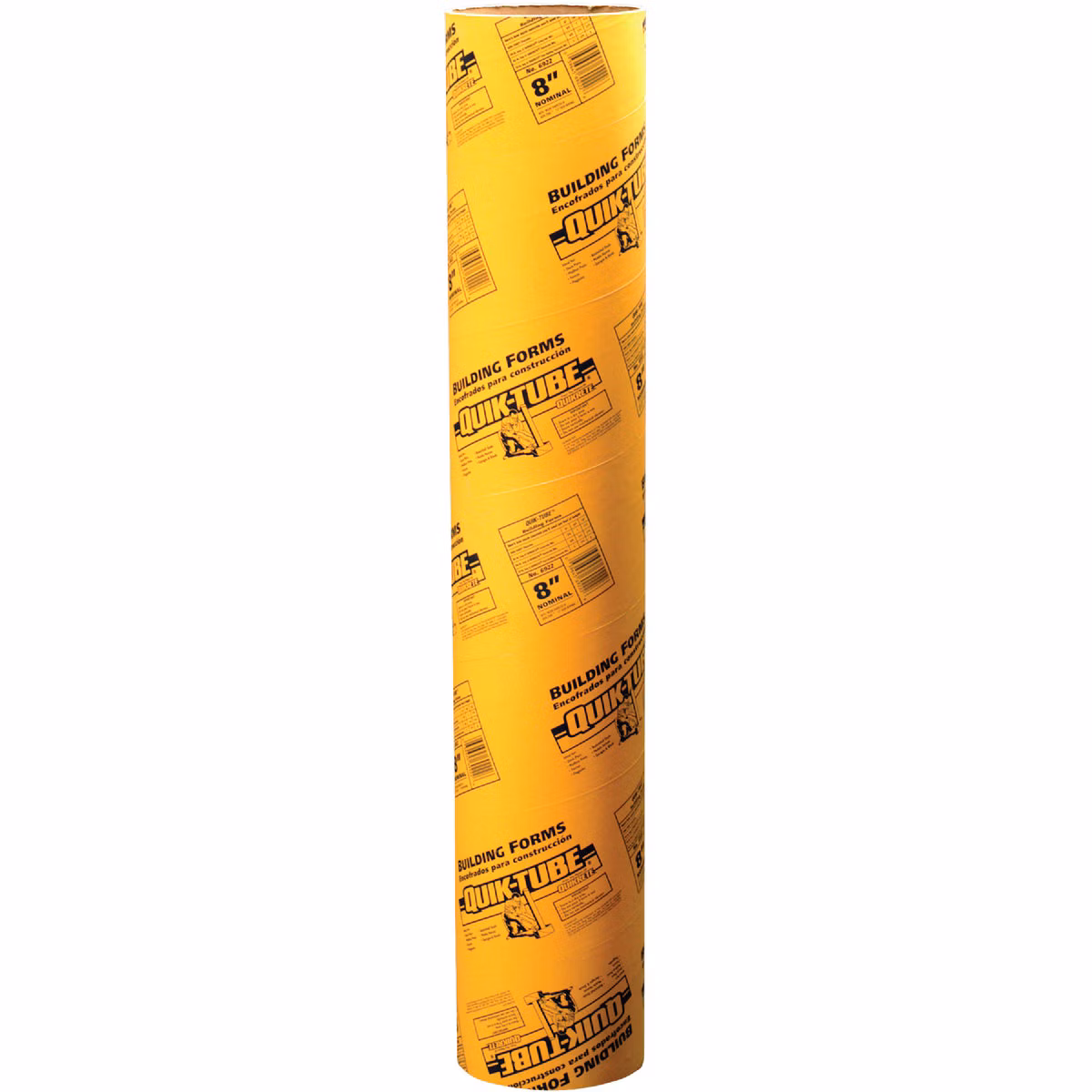 Quikrete Quik-Tube Rigid Fiber 8'' x 4' Concrete Form Tube