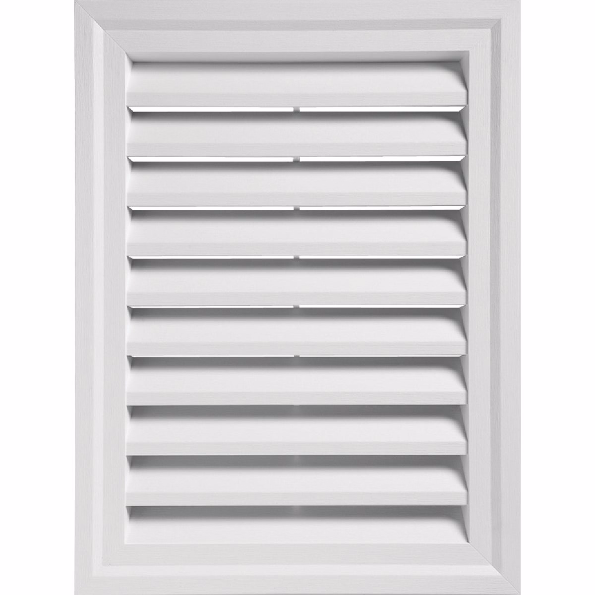 Ply Gem 24" x 30" Rectangular White Gable Attic Vent
