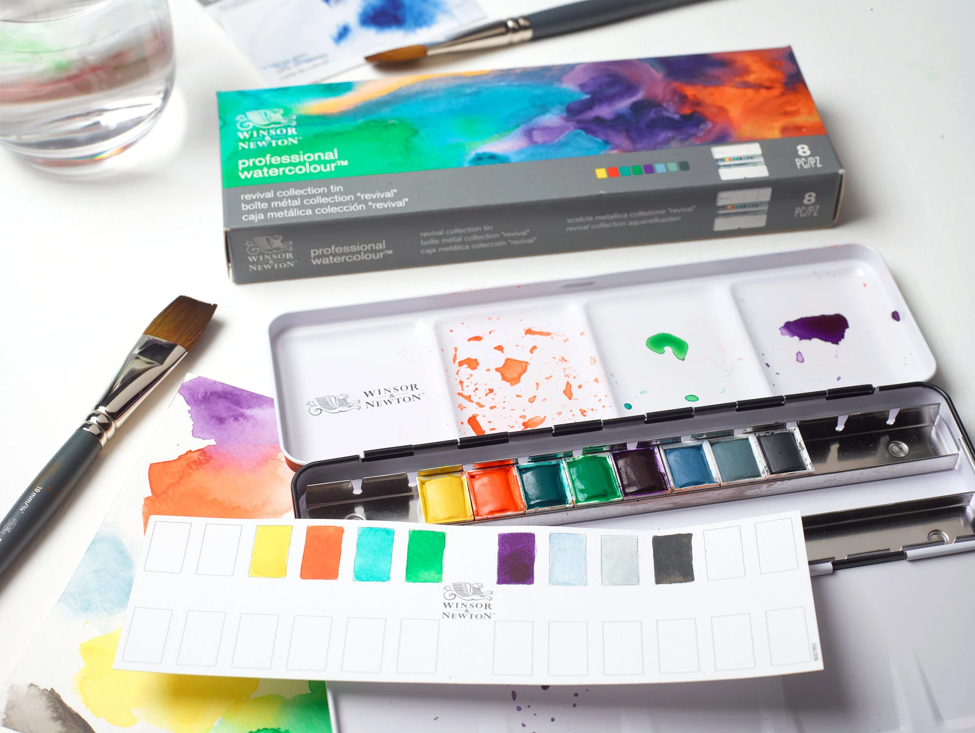 Professional Watercolour Revival Collection 8 Half Pan - Image 3