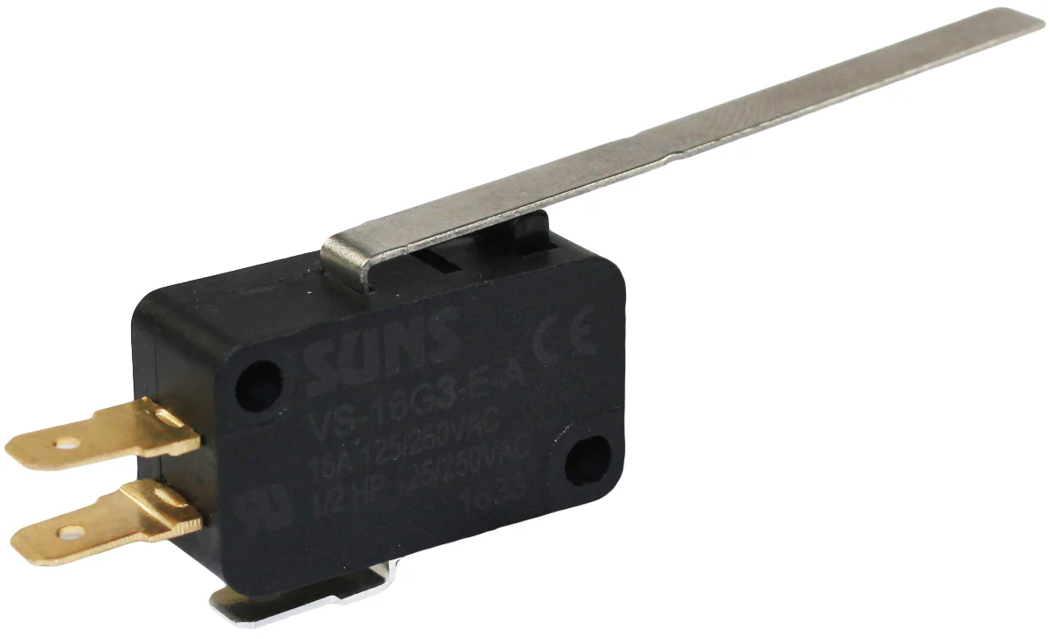 SUNS VS-16G3-E-A Miniature Basic 16A Snap Action Extended Lever Micro Switch V-15G3