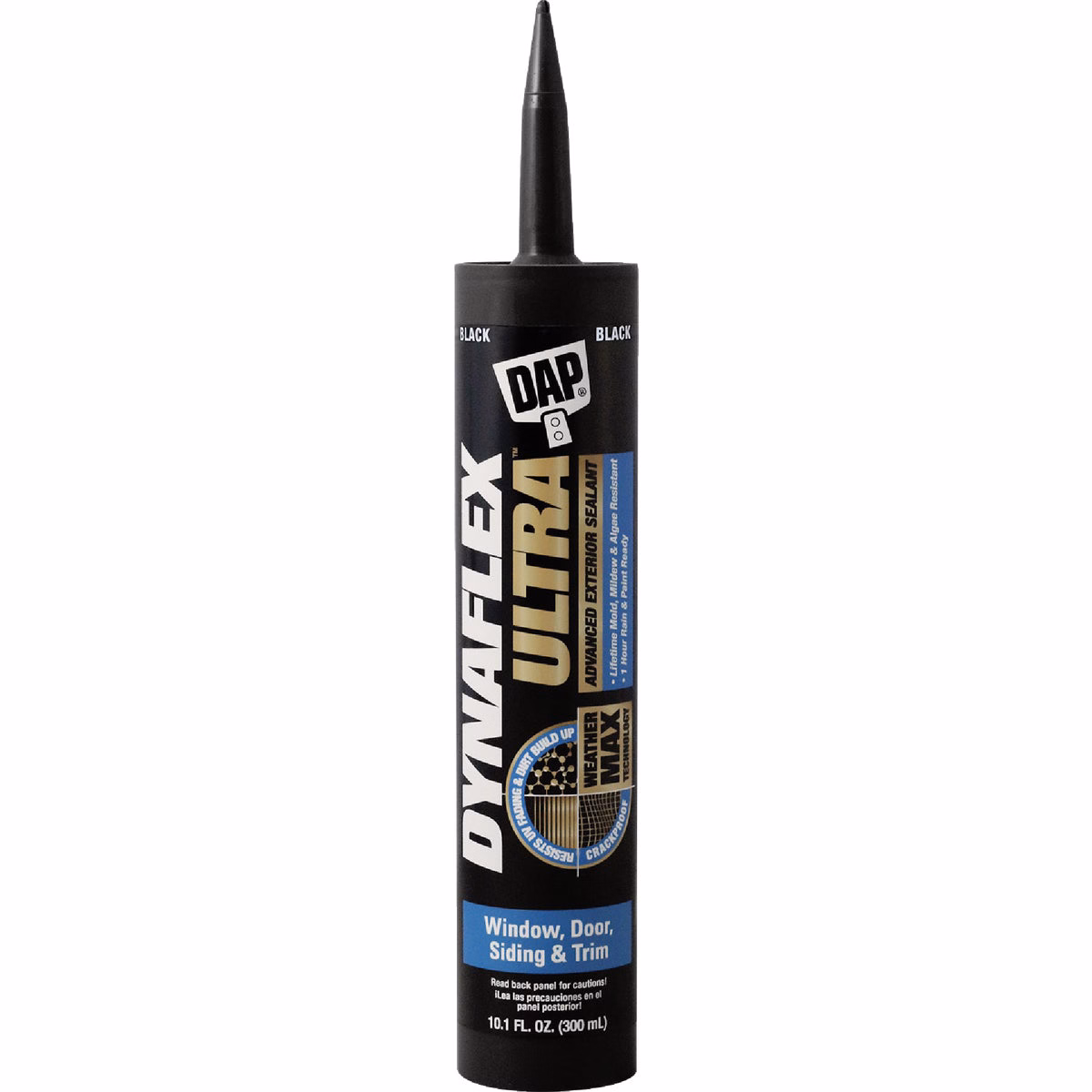 Dap Dynaflex Ultra 10.1 Oz. Black Advanced Exterior Sealant for Window, Door & Siding