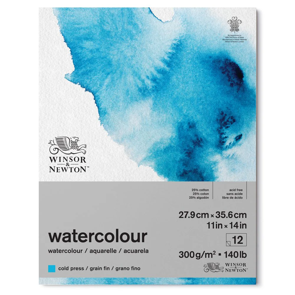 Watercolour Paper – Gummed – 300gsm/140lb