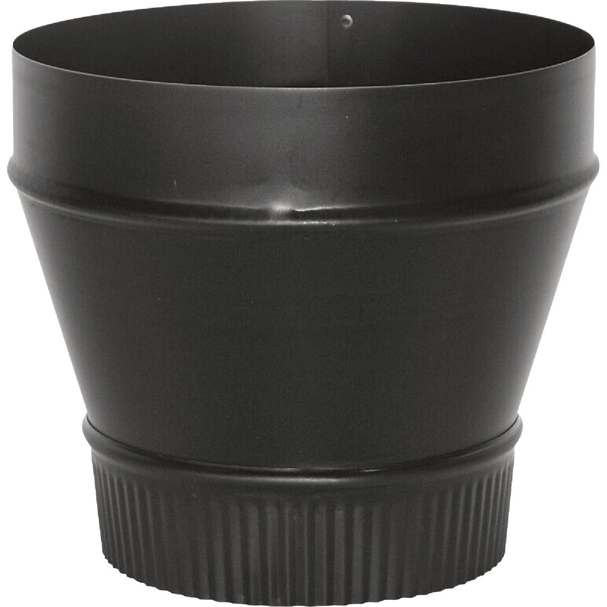 Imperial 6 In. x 5 In. 24 Ga. Thick Wall Black Reducer