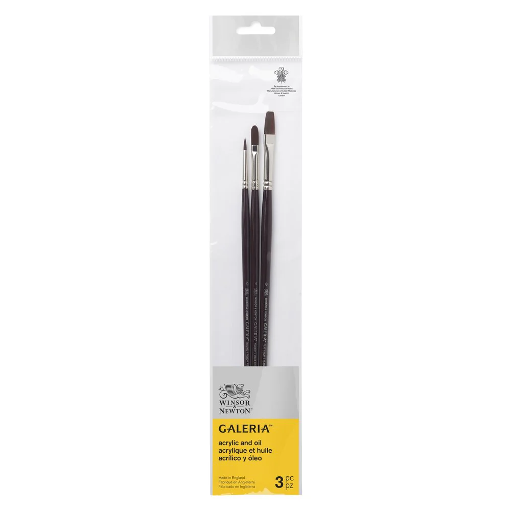 Galeria Brush Long Handle Pack of 3 – Set 3