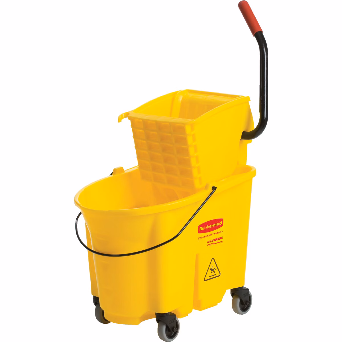 Rubbermaid Commercial WaveBrake 35 Qt. Side Press Combo Mop Bucket