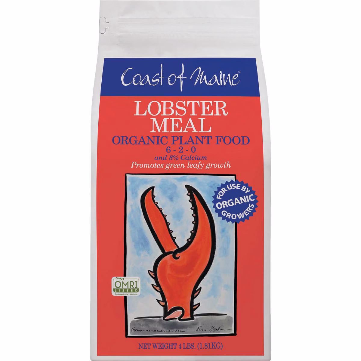 Coast of Maine 4 Lb. Lobster Meal Greening & Leafing Organic Soil Conditioner