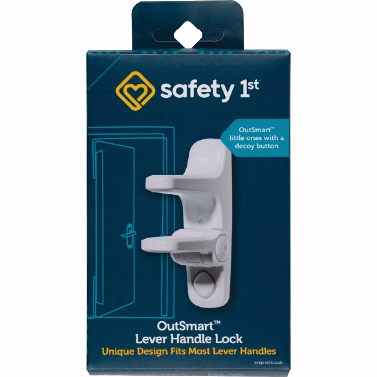 Safety 1st OutSmart Lever Handle White Door Lock